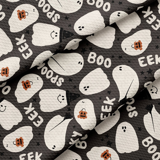 Autumn Fall Halloween Bullet Textured Fabric AA1843