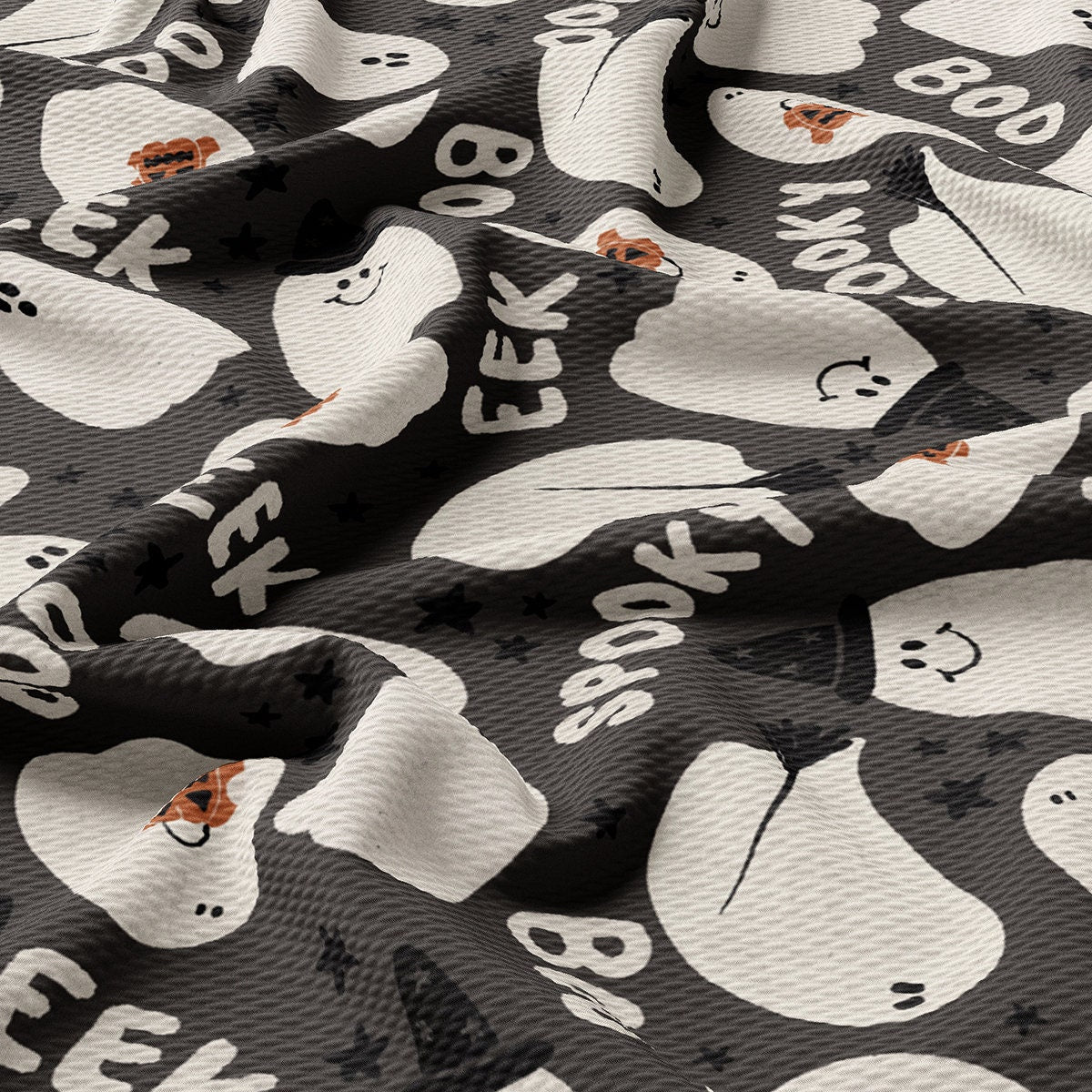 Autumn Fall Halloween Bullet Textured Fabric AA1843