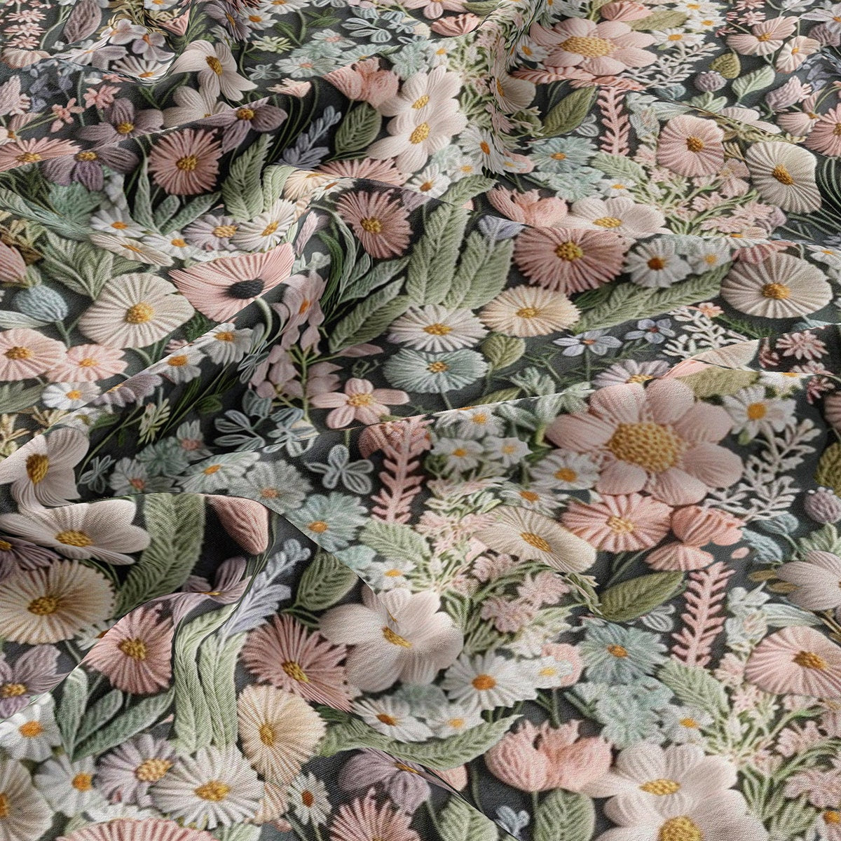 Embroidery Double Brushed Polyester Fabric DBP1818