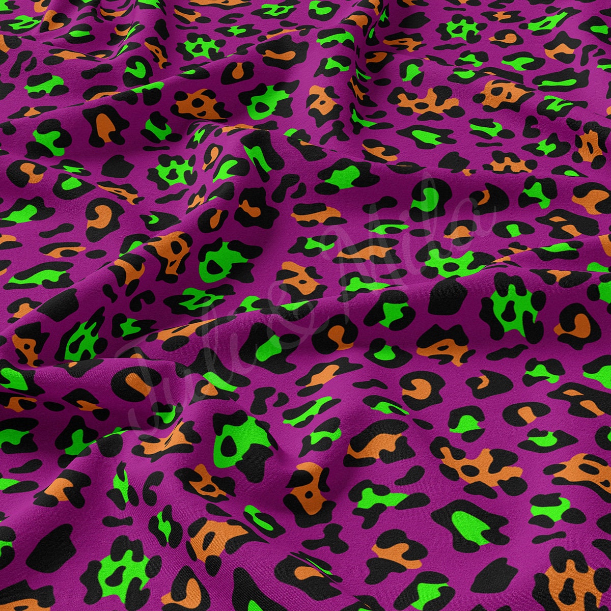 Mardi Gras  Double Brushed Polyester Fabric DBP1848