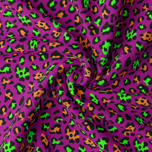 Mardi Gras Double Brushed Polyester Fabric DBP1848