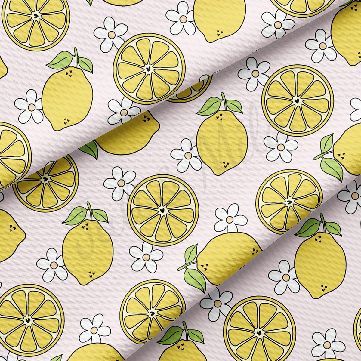 Lemon Bullet Textured Fabric AA1800