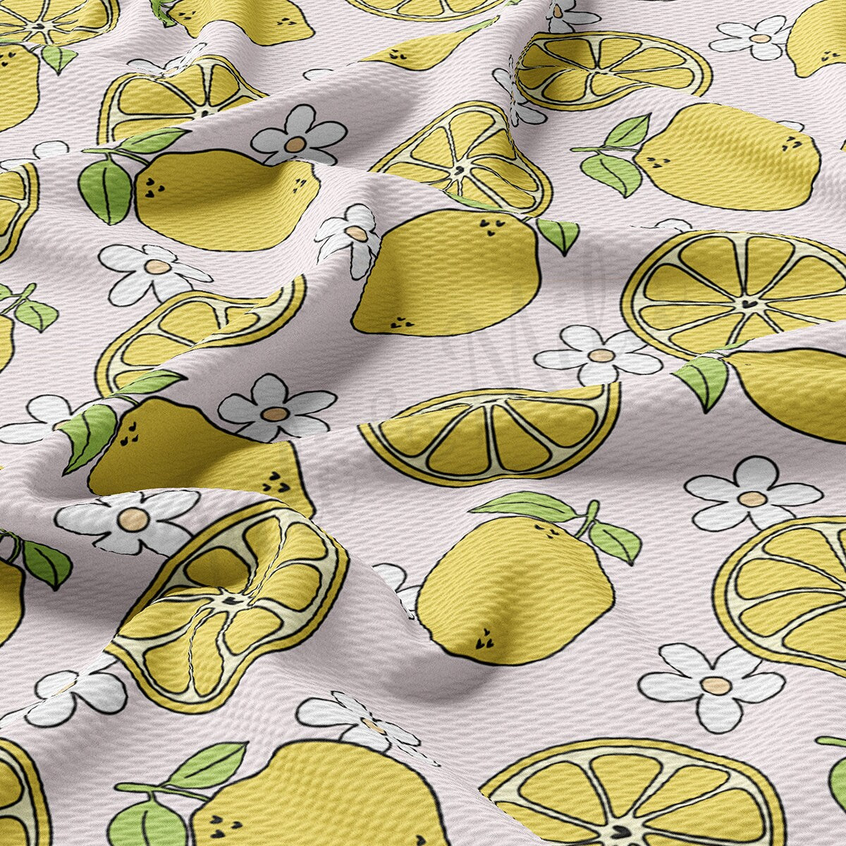 Lemon Bullet Textured Fabric AA1800