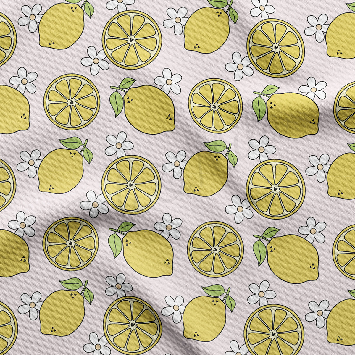 Lemon Bullet Textured Fabric AA1800