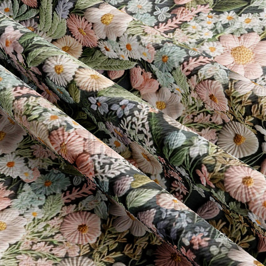 Autumn Fall Halloween Bullet Textured Fabric AA1818