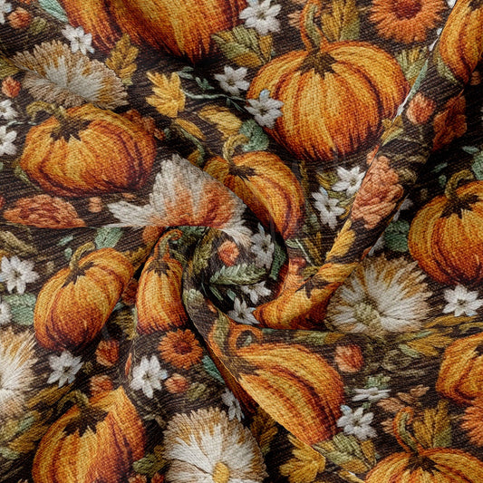 Autumn Fall Halloween Bullet Textured Fabric AA1820