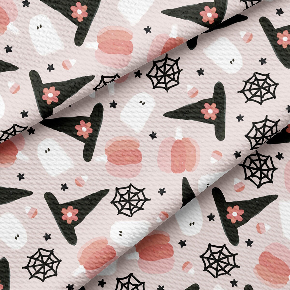 Autumn Fall Halloween Bullet Textured Fabric AA1828