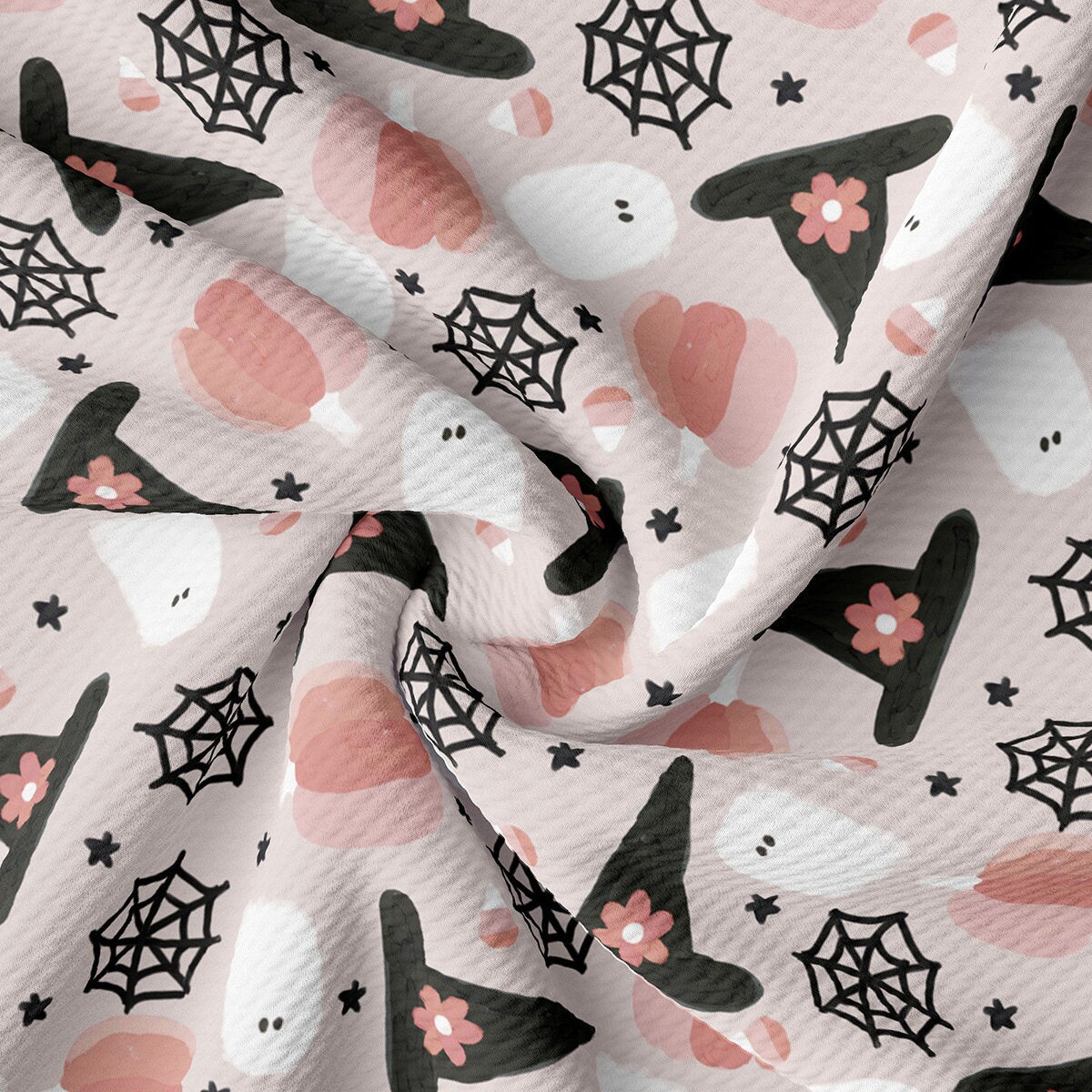 Autumn Fall Halloween Bullet Textured Fabric AA1828