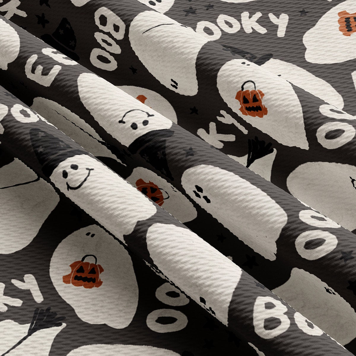 Autumn Fall Halloween Bullet Textured Fabric AA1843