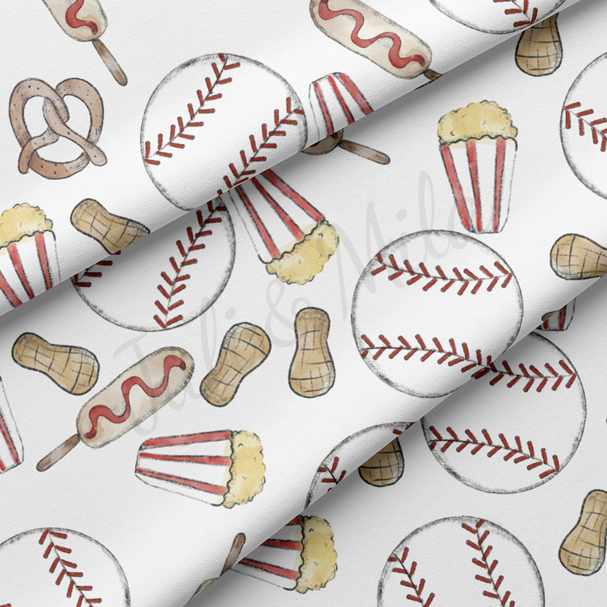 Baseball Double Brushed Polyester Fabric  DBP1810