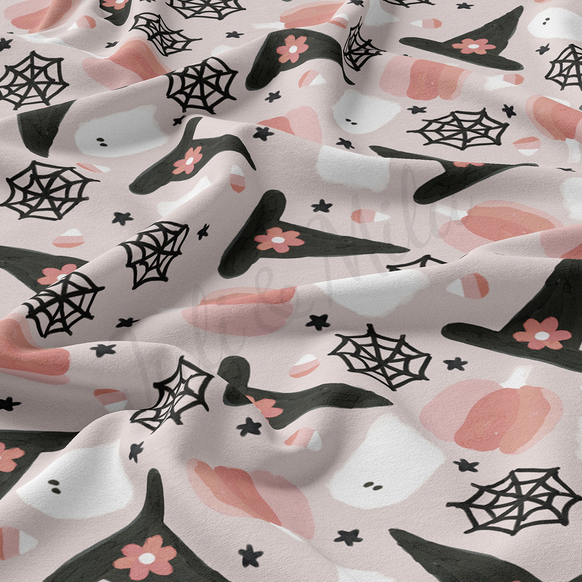 Double Brushed Polyester Fabric DBP1828 Halloween Autumn Fall