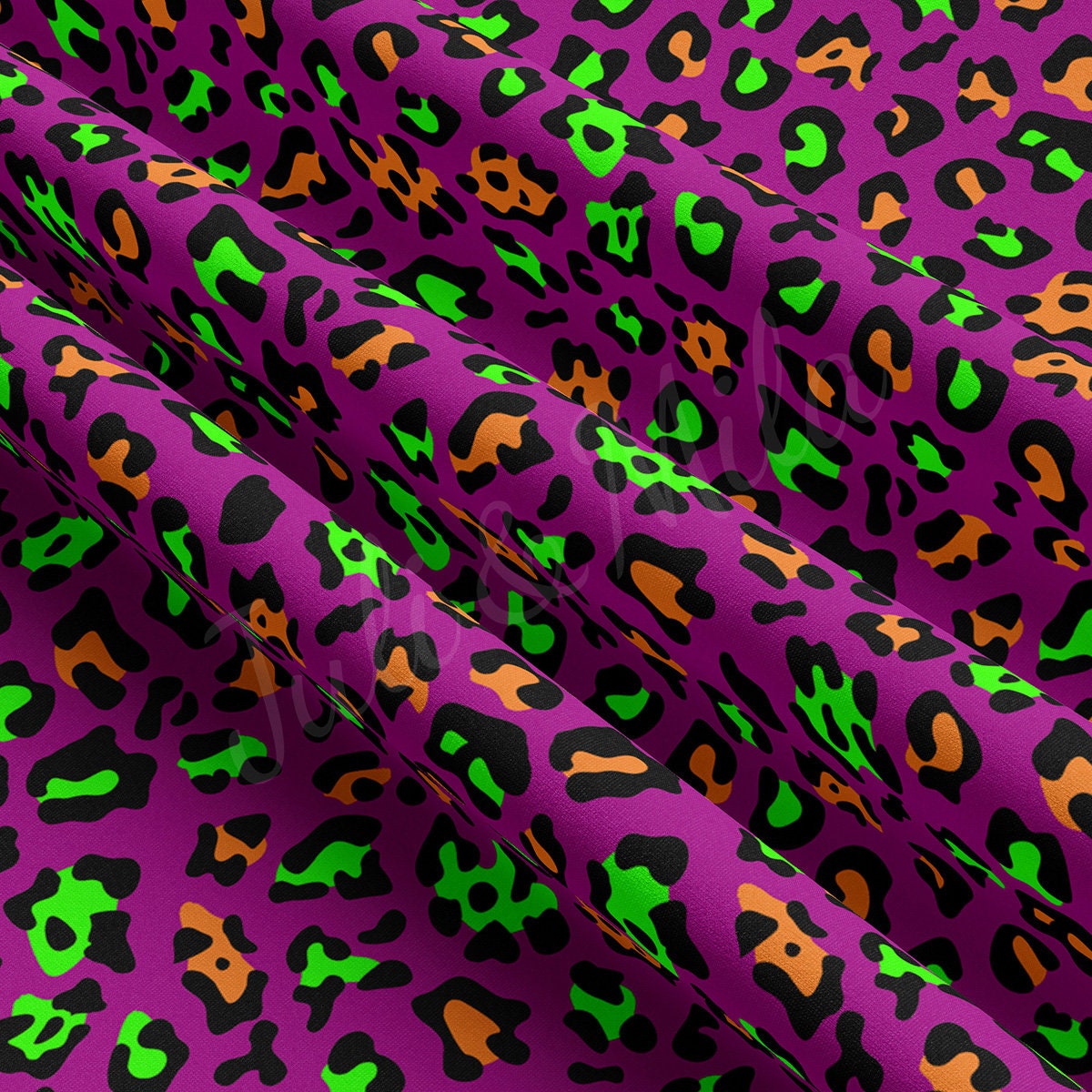 Mardi Gras  Double Brushed Polyester Fabric DBP1848