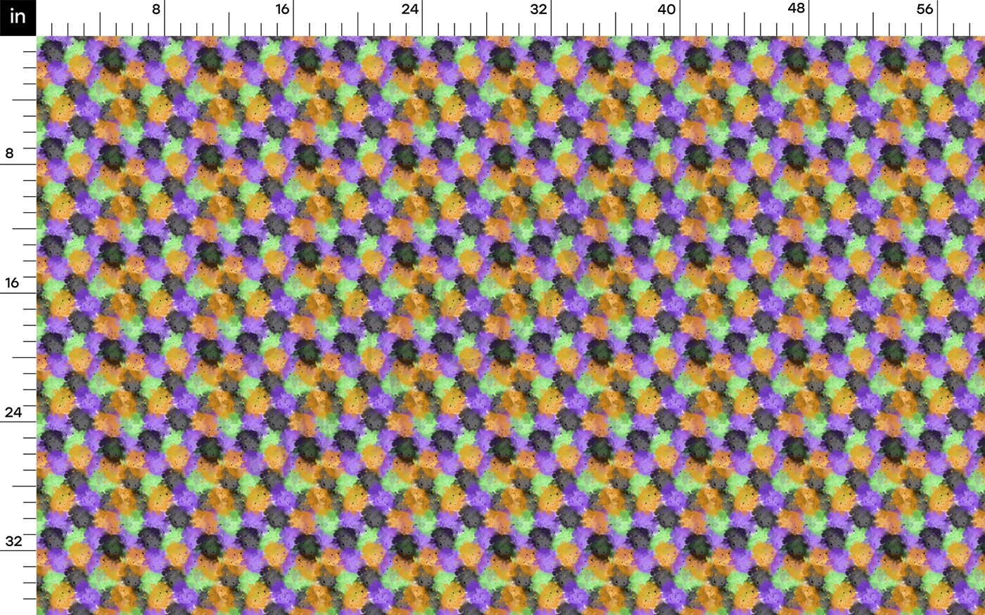 Mardi Gras Rib Knit Fabric AA1812