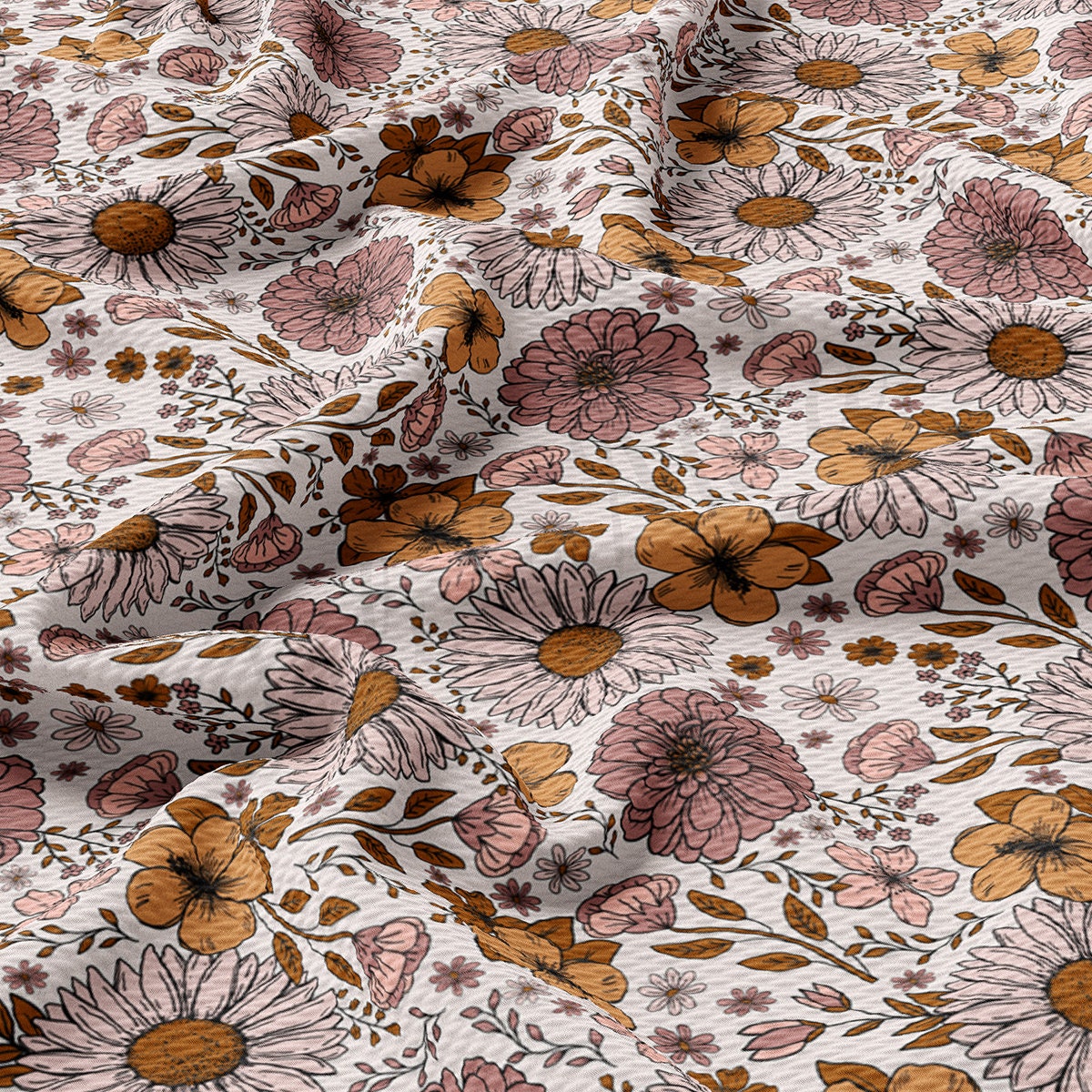 Bullet Textured Fabric floral AA1864