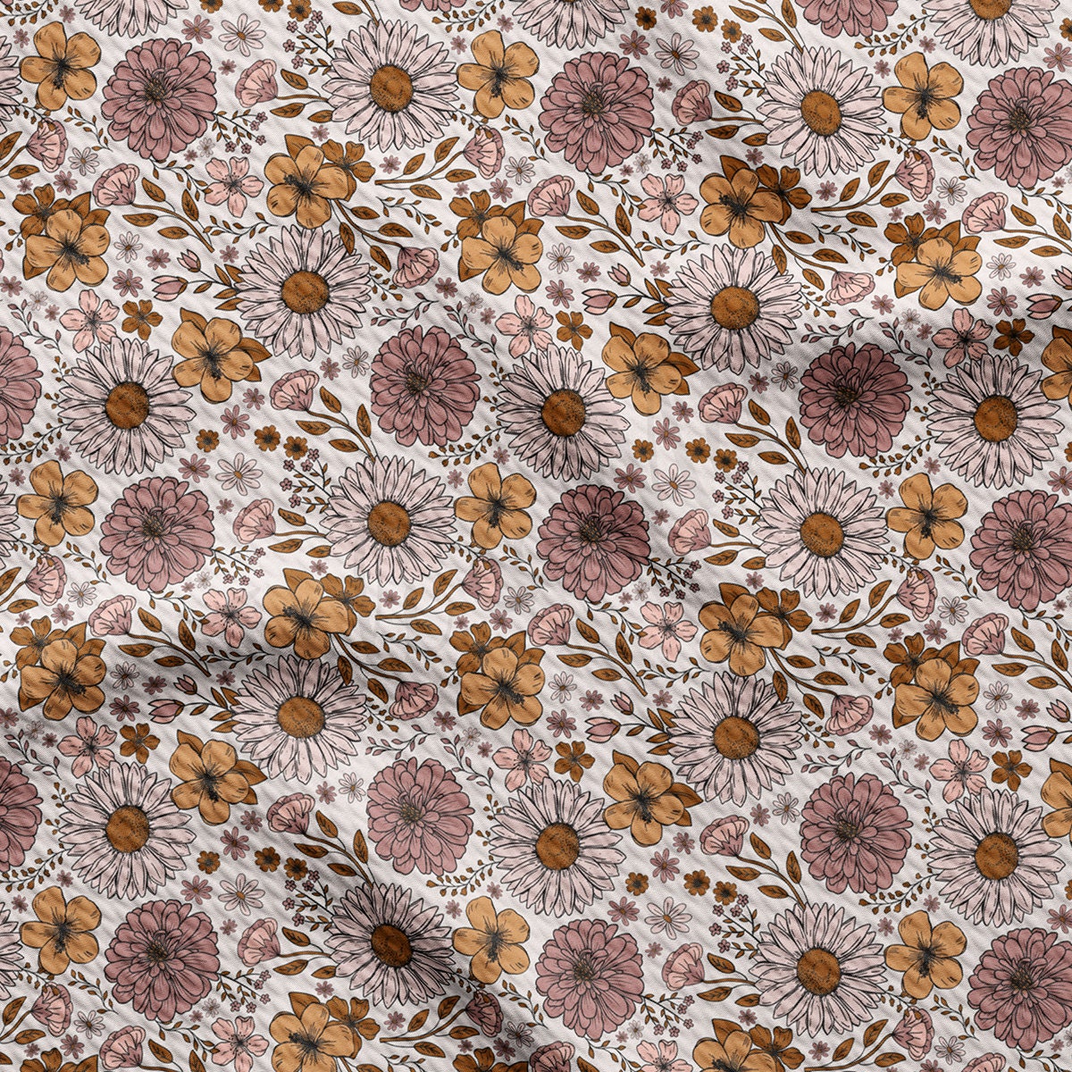 Bullet Textured Fabric floral AA1864