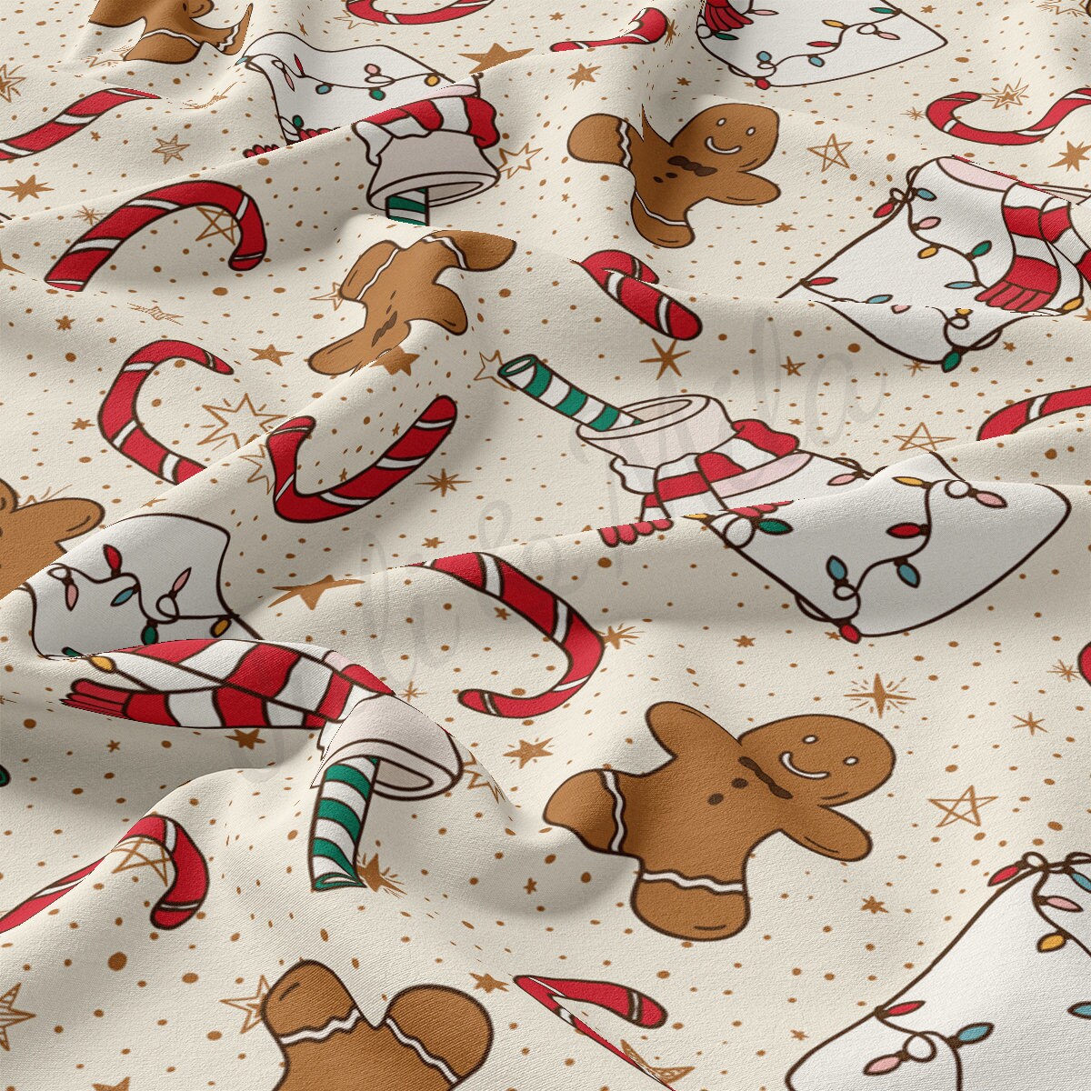 DBP Fabric Double Brushed Polyester Fabric DBP1881 christmas