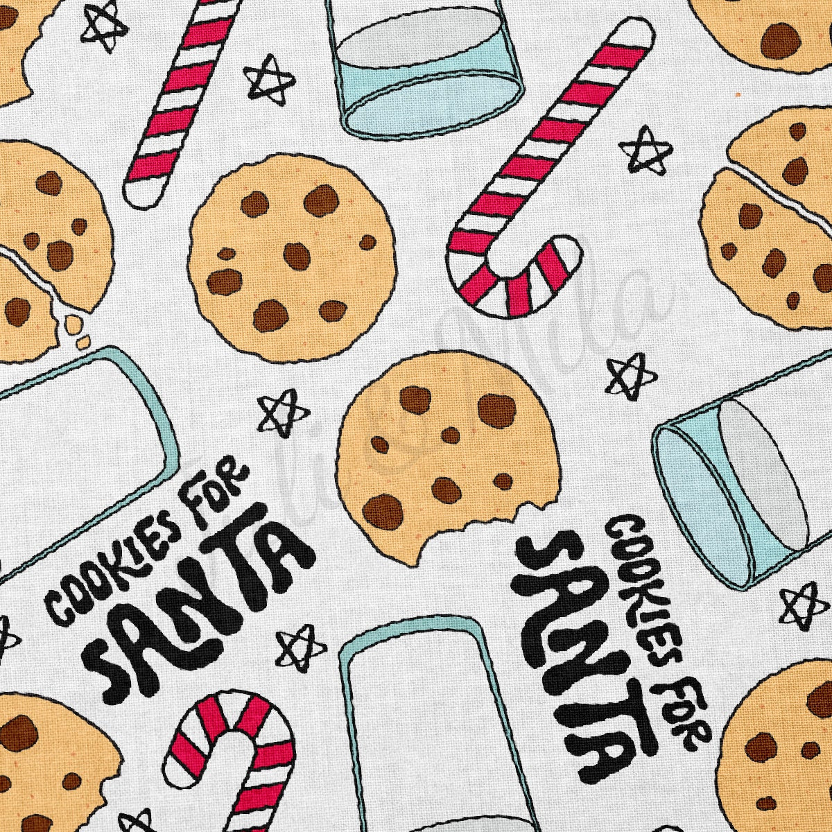 100% Cotton Fabric Christmas CTN1862