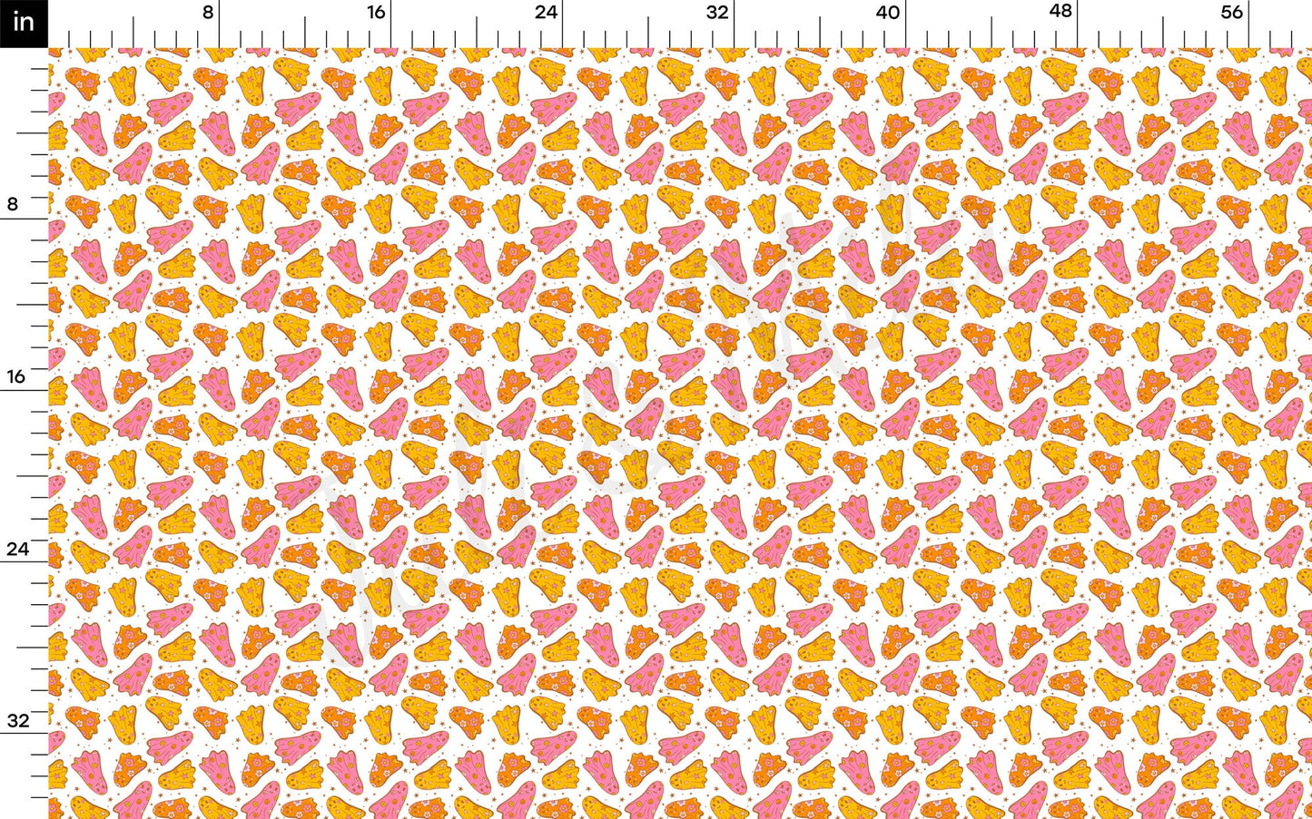 100% Cotton Fabric By the Yard Printed in USA Cotton Sateen - Cotton halloween СTN1861