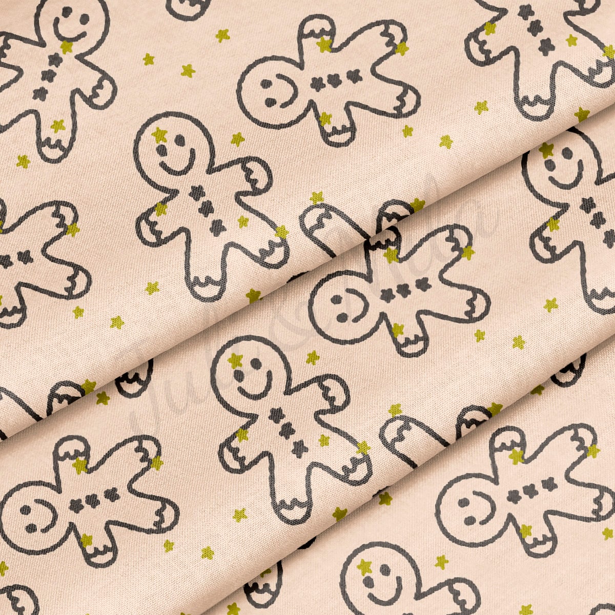 100% Cotton Fabric By the Yard Printed in USA Cotton Sateen - Cotton christmas СTN1867