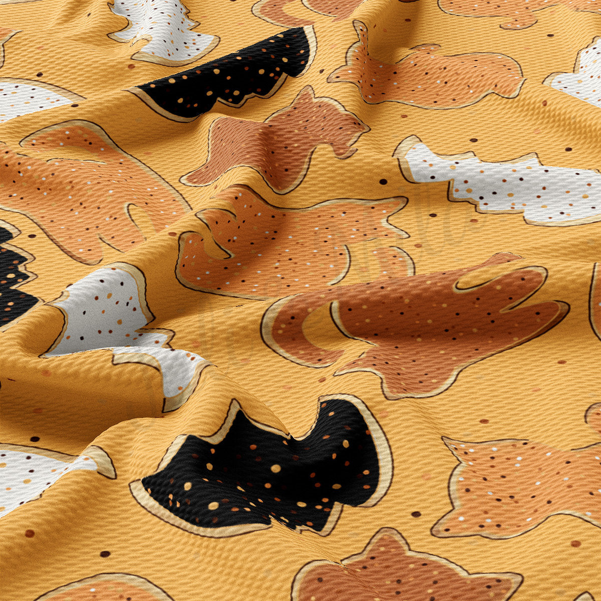 Autumn Fall Halloween Bullet Textured Fabric AA1945