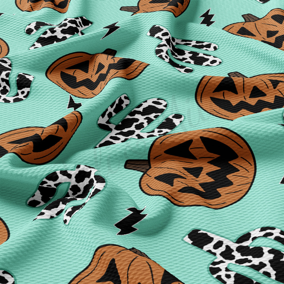 Autumn Fall Halloween Bullet Textured Fabric AA1968