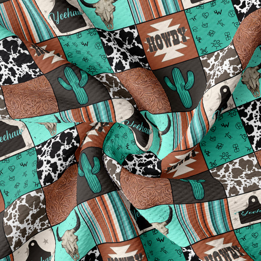 Western Boho Liverpool Bullet Textured Fabric AA1969