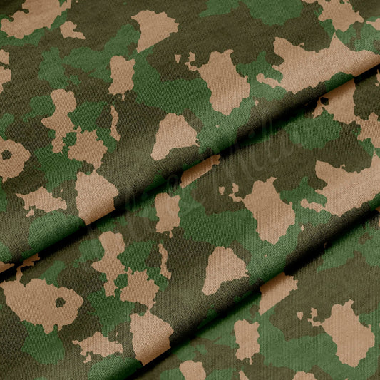 100% Cotton Fabric By the Yard Printed in USA Cotton Sateen - Cotton militari