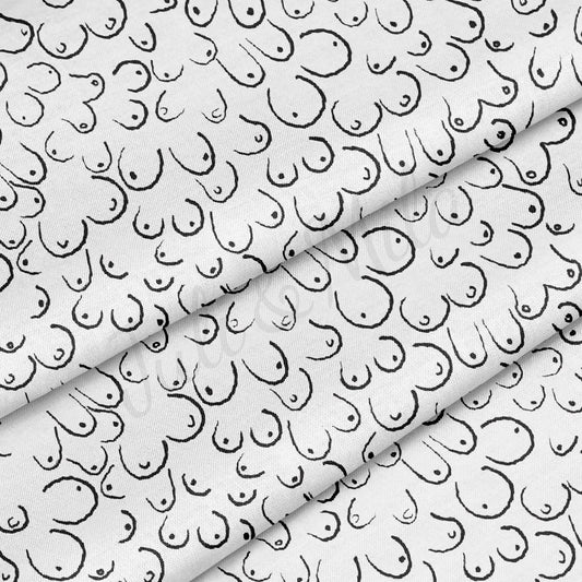 100% Cotton Fabric boobs CTN857