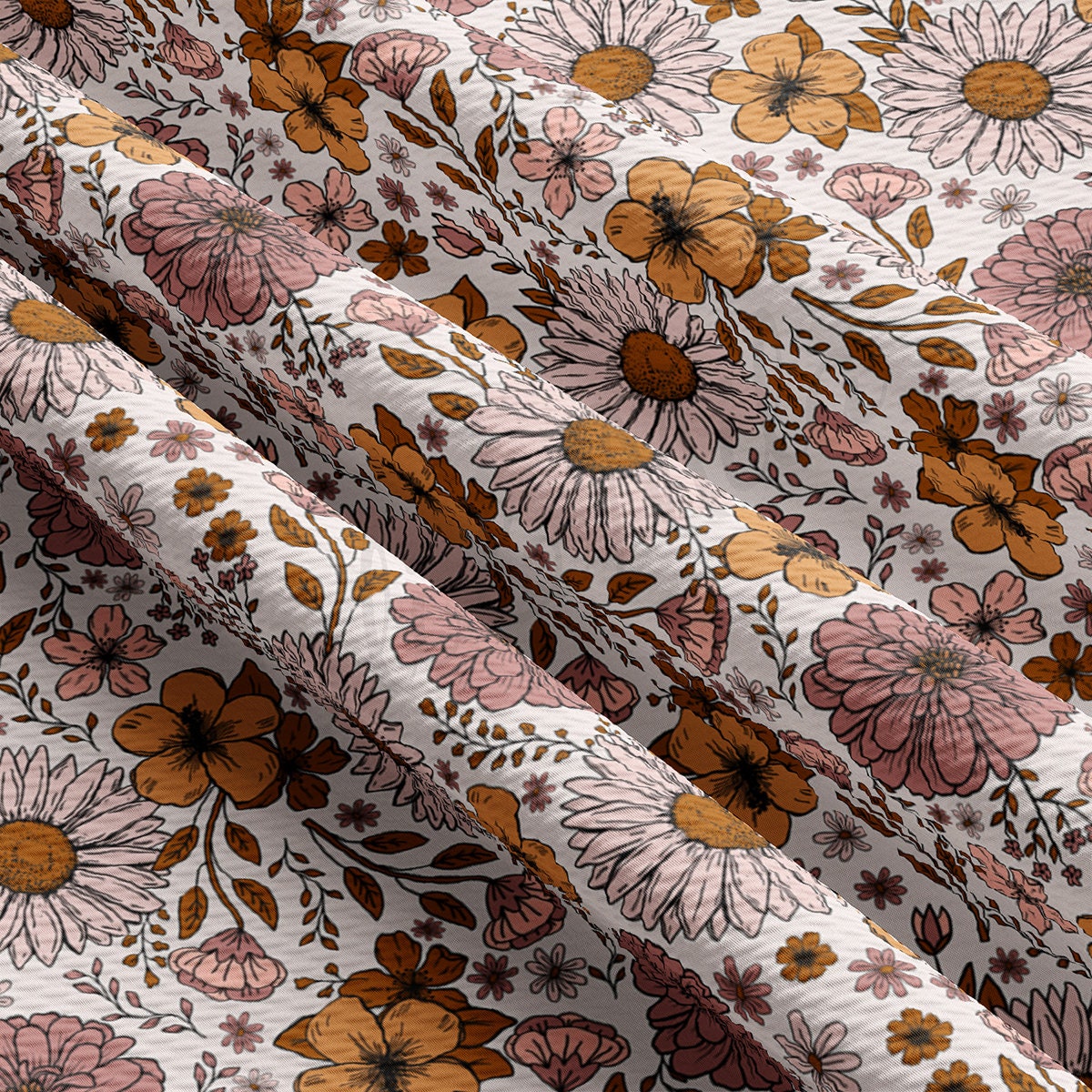 Bullet Textured Fabric floral AA1864