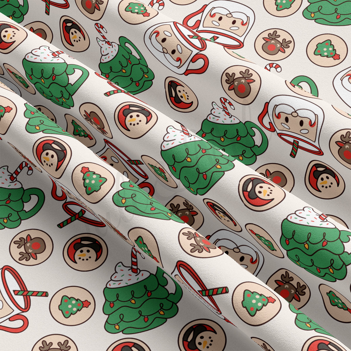 DBP Fabric Double Brushed Polyester Fabric DBP1893 christmas