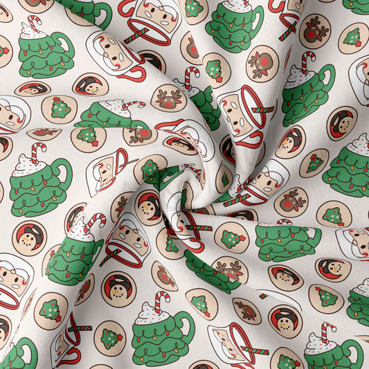 DBP Fabric Double Brushed Polyester Fabric DBP1893 christmas