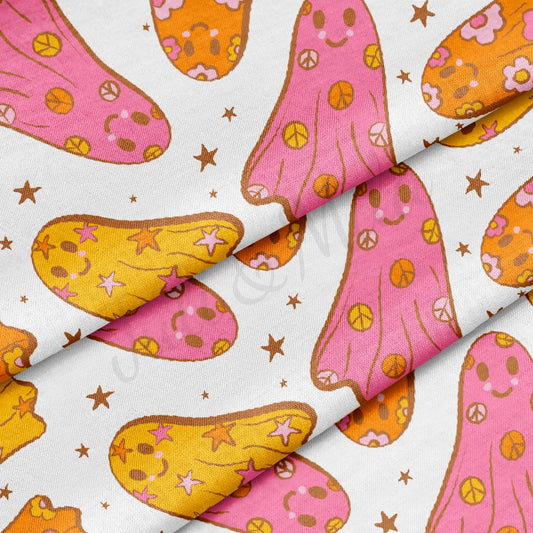 100% Cotton Fabric By the Yard Printed in USA Cotton Sateen - Cotton halloween СTN1861