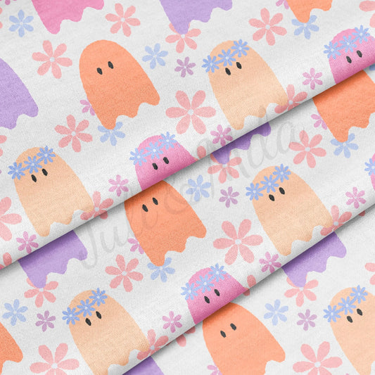 100% Cotton Fabric By the Yard Printed in USA Cotton Sateen - Cotton Halloween СTN1863