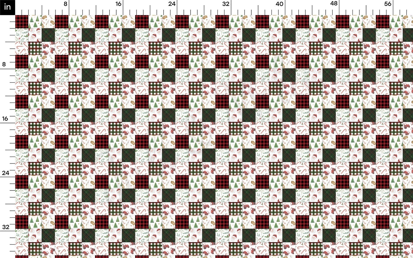 Christmas Candy Cane Bullet Textured Fabric AA1906