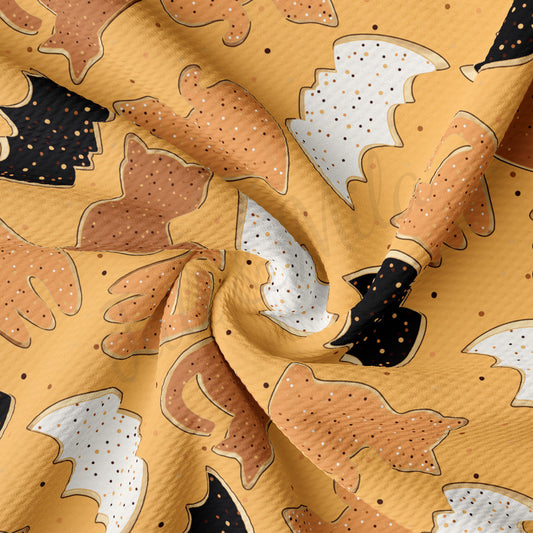 Autumn Fall Halloween Bullet Textured Fabric AA1945