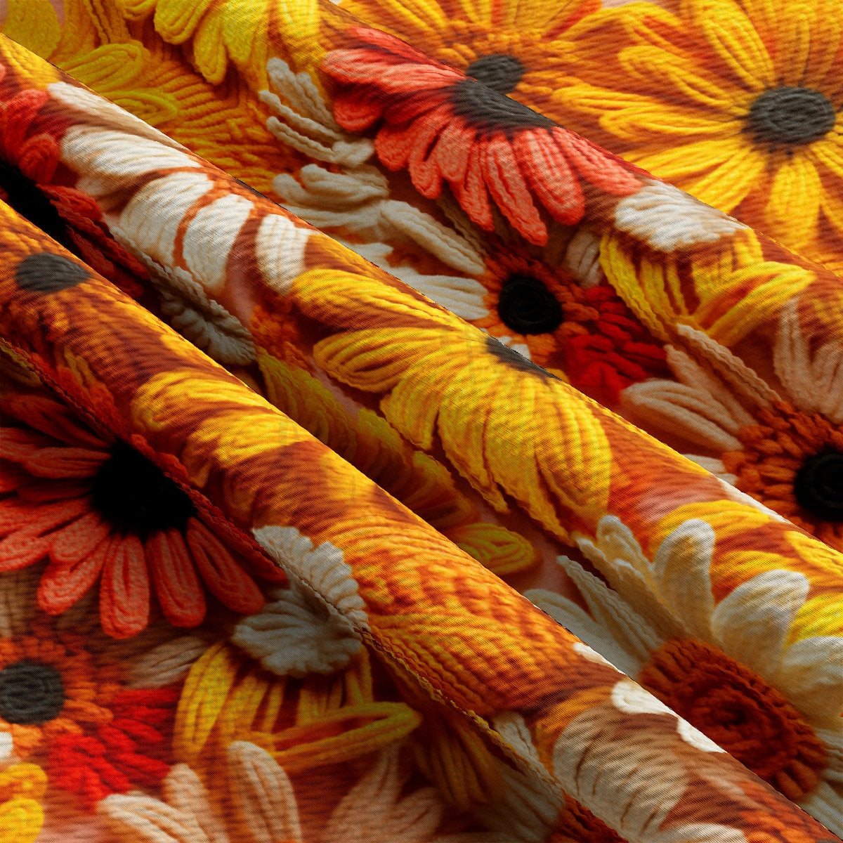 Bullet Textured Fabric AA1924 flowers Embroidery
