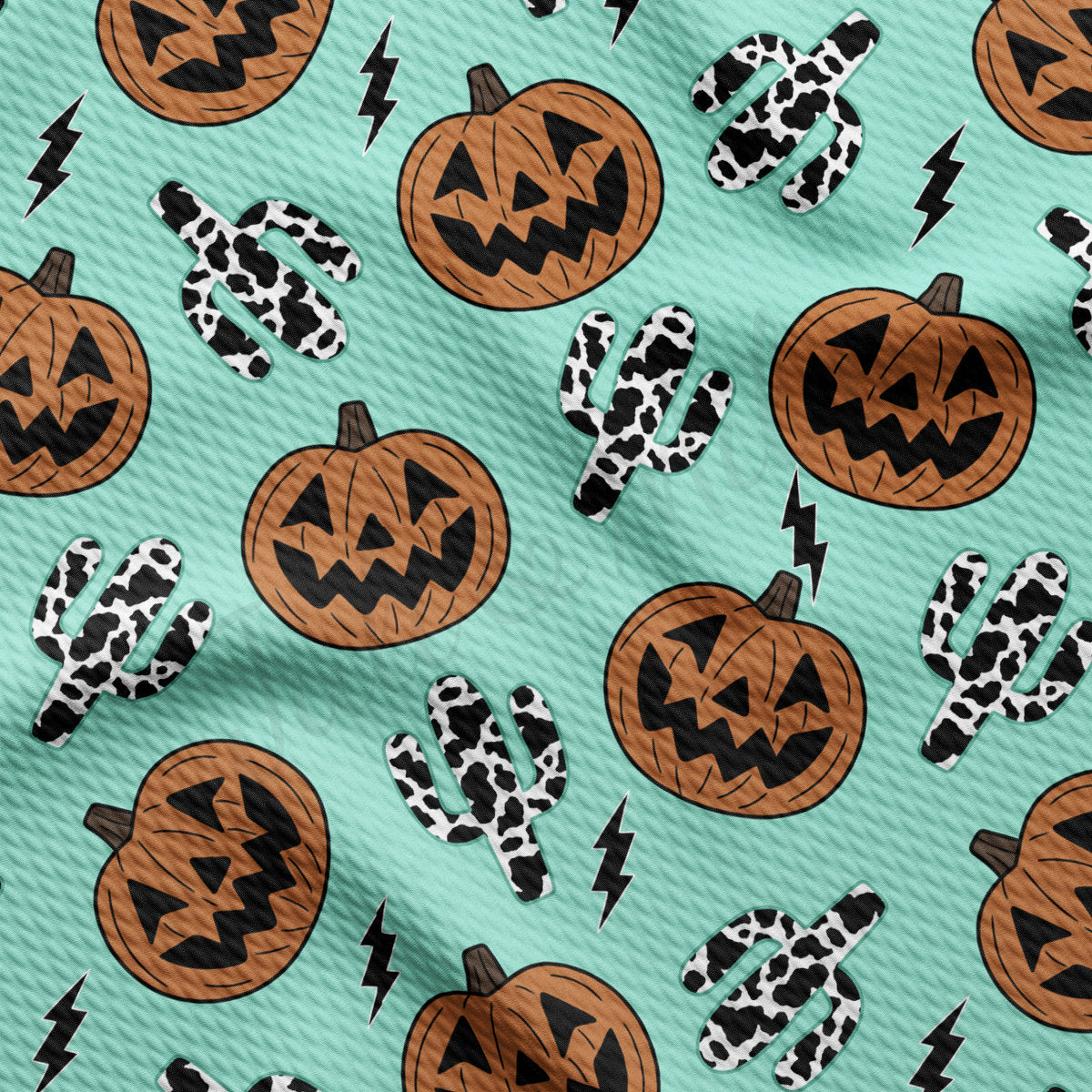 Autumn Fall Halloween Bullet Textured Fabric AA1968