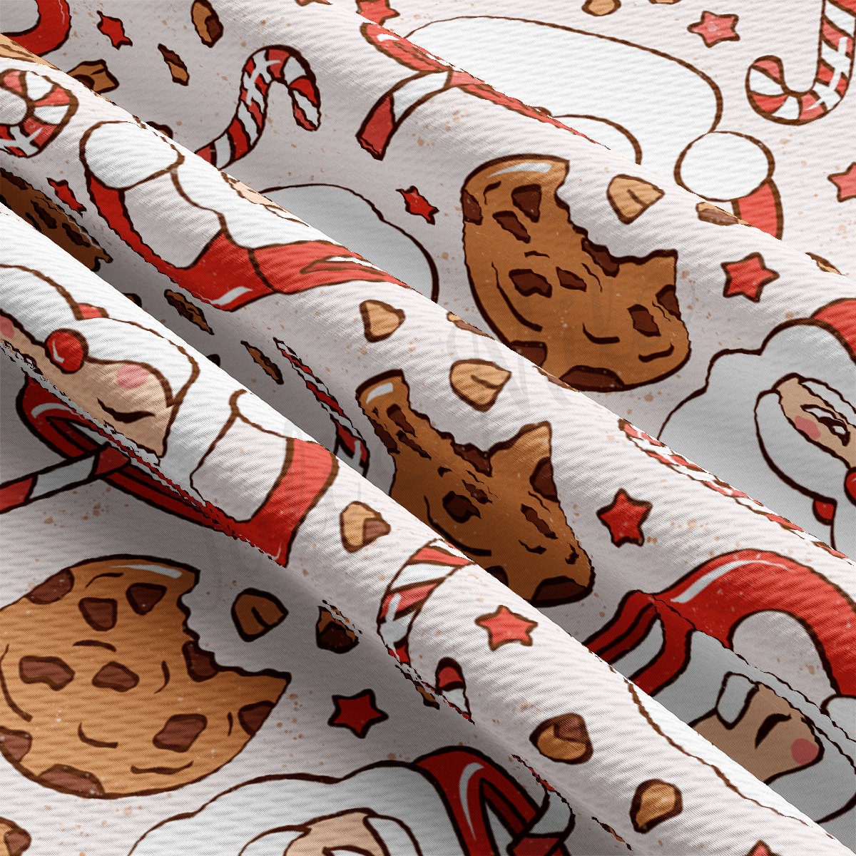 Christmas Liverpool Bullet Textured Fabric AA1957