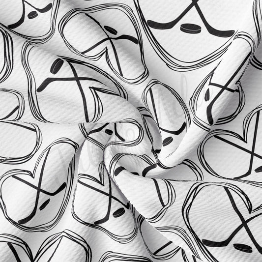 Hockey Hockey Bullet Textured Fabric AA1981