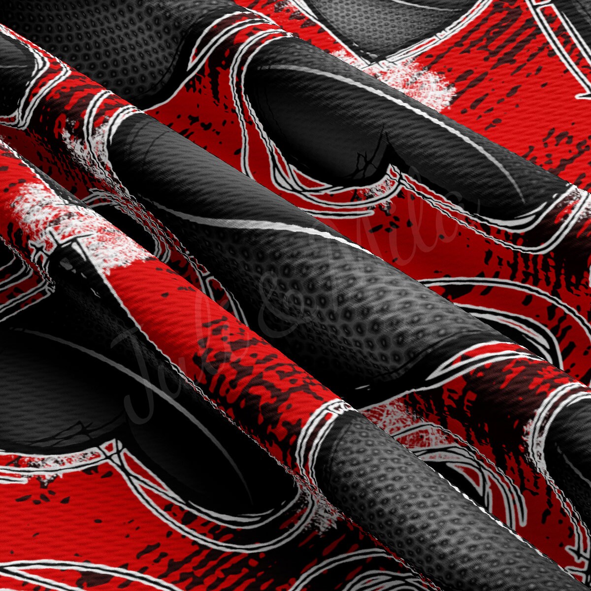 Hockey Bullet Textured Fabric AA1991