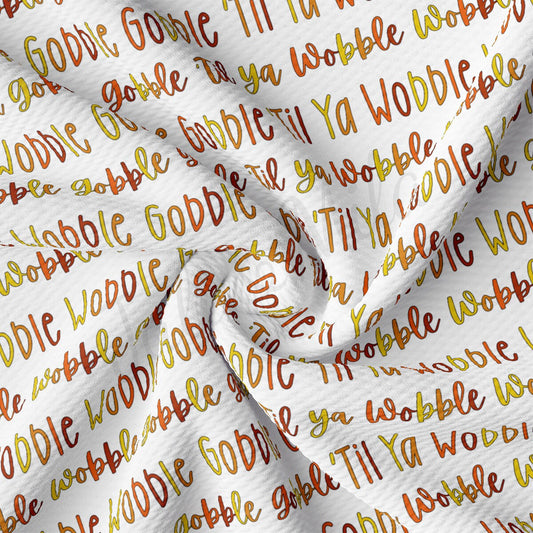 Thanksgiving Bullet Textured Fabric AA1999