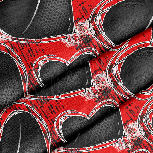 Hockey 100% Cotton Fabric By the Yard Printed in USA Cotton Sateen - Cotton Printed СTN1991 Sport