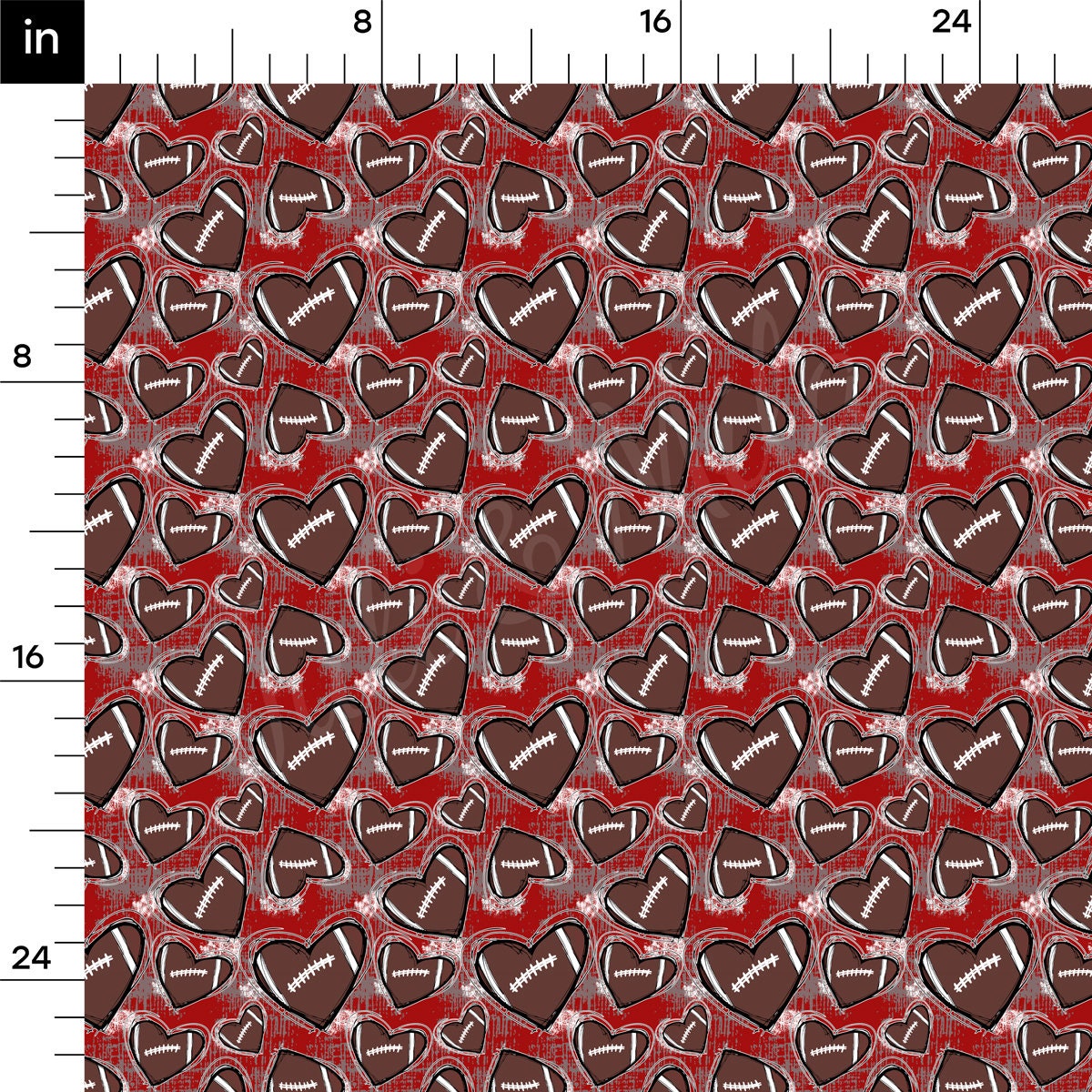 Football 100% Cotton Fabric By the Yard Printed in USA Cotton Sateen - Cotton Printed СTN1989 Sport