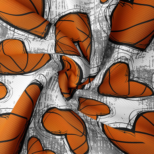 Baskeball Rib Knit Fabric RBK1988