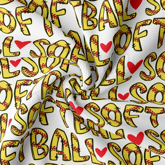 Softball Rib Knit Fabric RBK1994