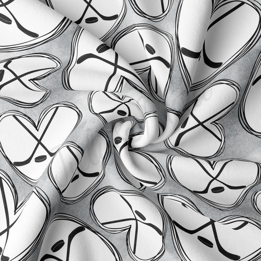 Hockey Double Brushed Polyester Fabric DBP1982