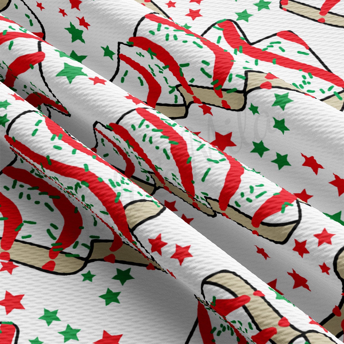 Christmas Textured Fabric AA1976