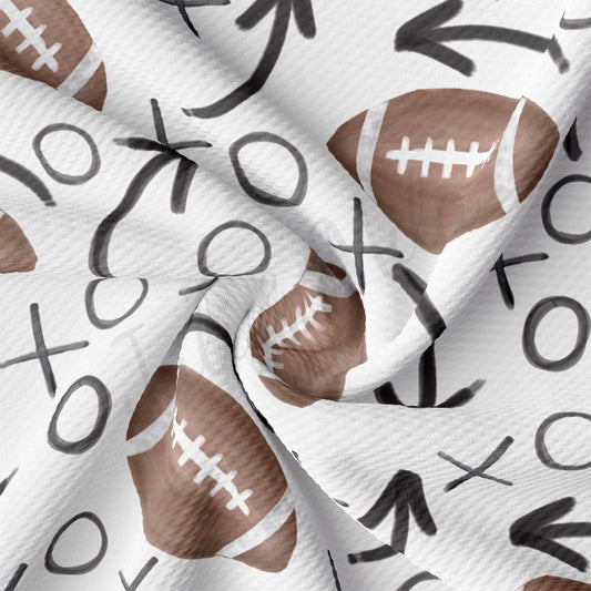 Football Bullet Textured Fabric AA1998
