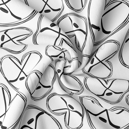 Hockey Double Brushed Polyester Fabric DBP1981