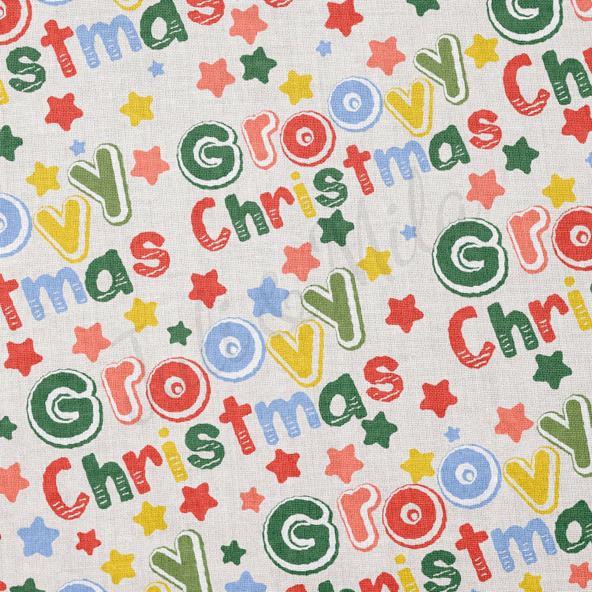 100% Cotton Fabric By the Yard Printed in USA Cotton Sateen - Cotton CNT2032 Christmas
